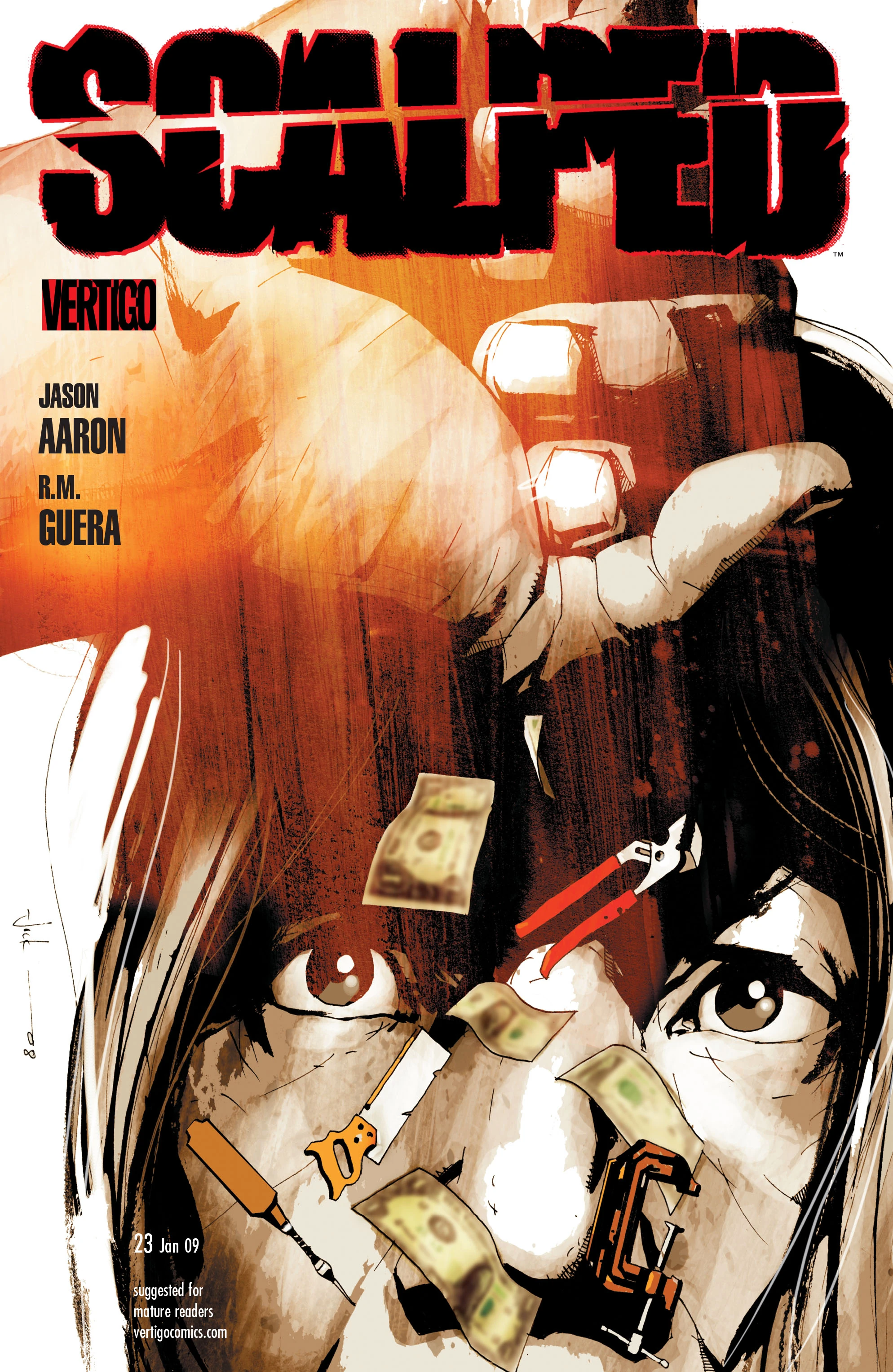 Scalped #23 (DC, 2008 — Cover A) cover